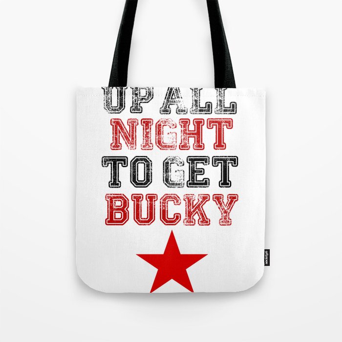 Up All Night Bucky Barnes Tote Bag