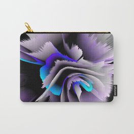 3d flower lilac blue Carry-All Pouch