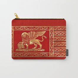Venetian Lion Carry-All Pouch | Graphicdesign, Venetian, Italian, Italy, Lion, Red, Animal, Republicofvenice, Venezia, Vintage 