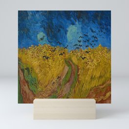 Vincent van Gogh,Wheatfield with Crows Mini Art Print