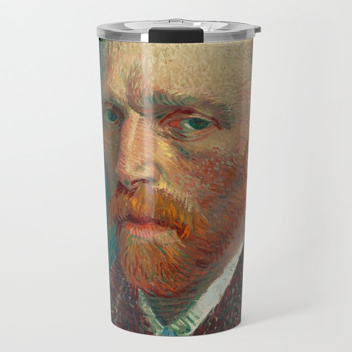Vincent Van Gogh Self Portrait 1887 Travel Mug By Fineearthprints Society6