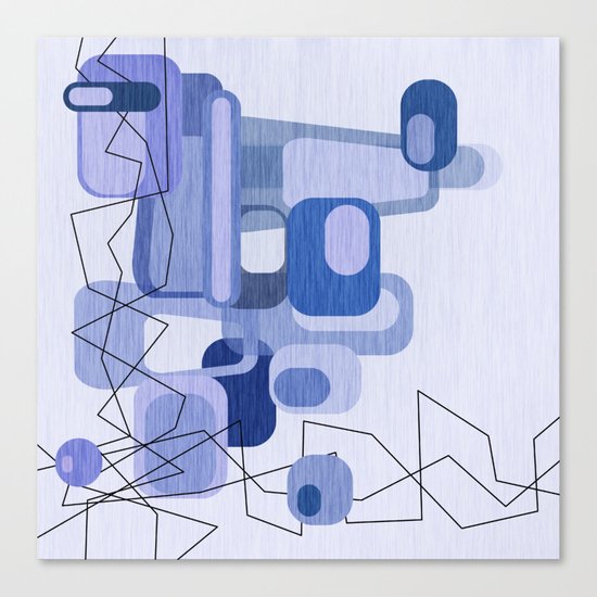 Feeling Blue. Canvas Print