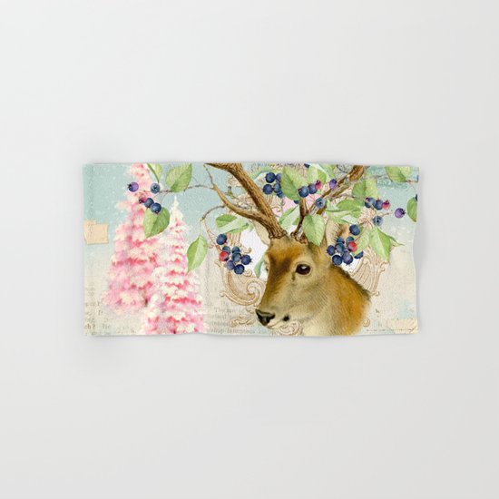 Winter animal #13 Hand & Bath Towel