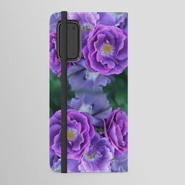 Deep purple roses. Android Wallet Case