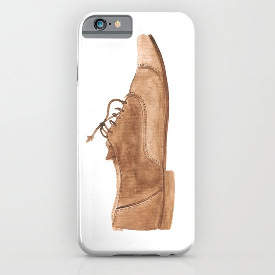 Leather Shoe Watercolour iPhone & iPod Case