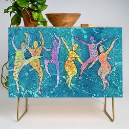 The Joy Of Dancing Turquoise Credenza