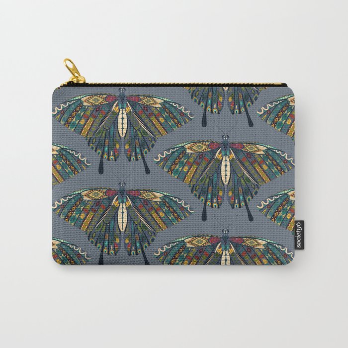 swallowtail butterfly indigo Carry-All Pouch
