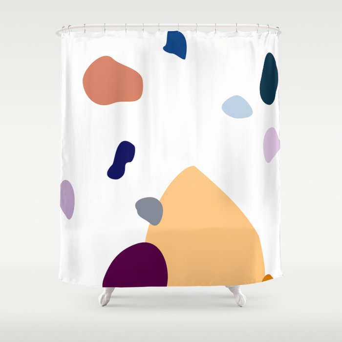 Colours of Rocks Shower Curtain