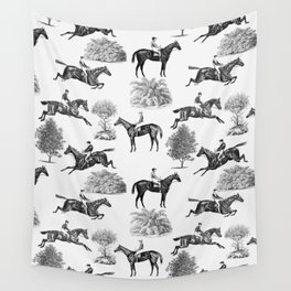 HORSE RACING  Wall Tapestry