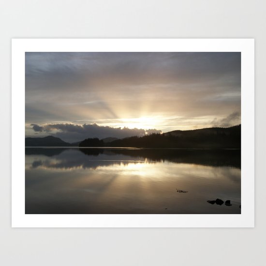 Last Rays Art Print