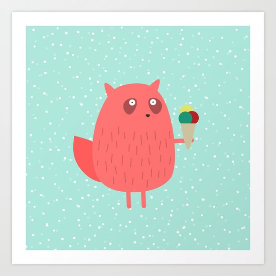 Ice cream dreams #1 Art Print