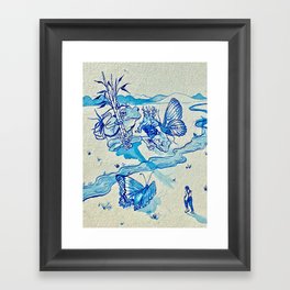 Crossing the Stream of the Subconscious Framed Art Print
