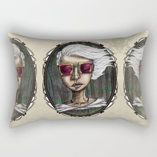 Modern Vintage Rectangular Pillow