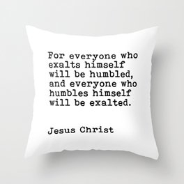 Jesus Quote Throw Pillow