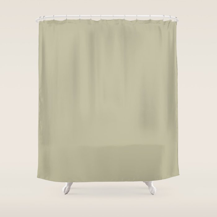 Garden Song Light Olive Green Shower Curtain By Nancyjcreates