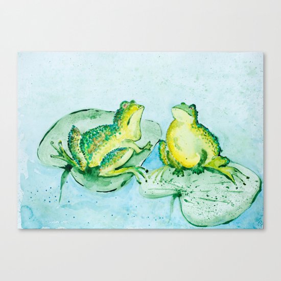 Frogs Canvas Print