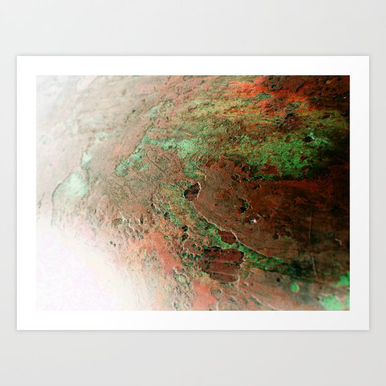 A Quick Visit To Mars! Art Print