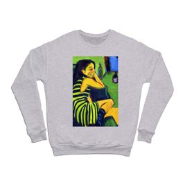 Ernst Ludwig Kirchner Artist Marcella Crewneck Sweatshirt