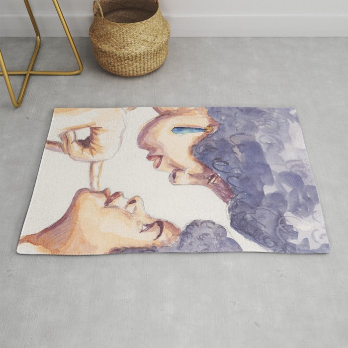 Mother and daughter Rug