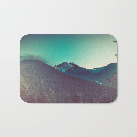 Mt. Olympus in Olympic National Park Bath Mat