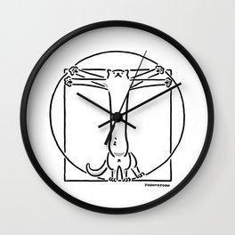 Vitruviancat Wall Clock