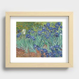 Irises, Van Gogh Recessed Framed Print