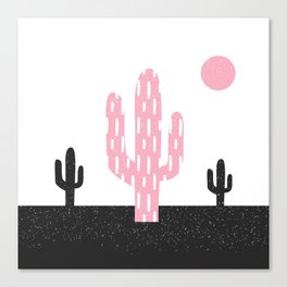 Boho cactus Canvas Print