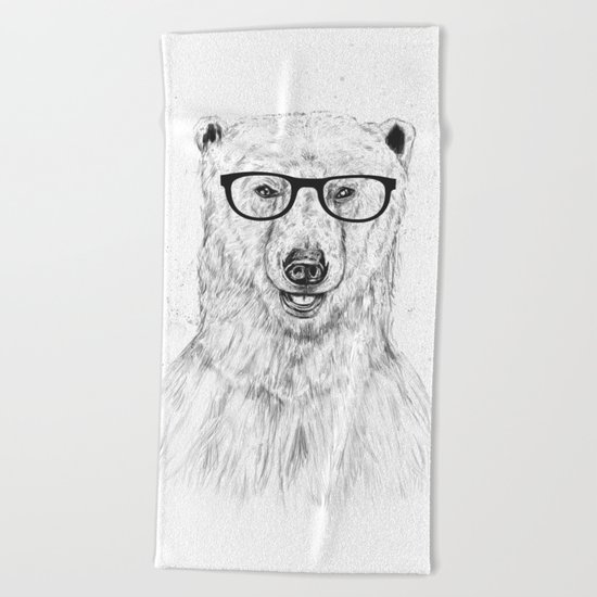 Geek bear Beach Towel