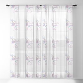 Father's Day Modern Gift Collection Sheer Curtain