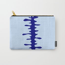 leaf in the style of Matisse 2 Blue Carry-All Pouch