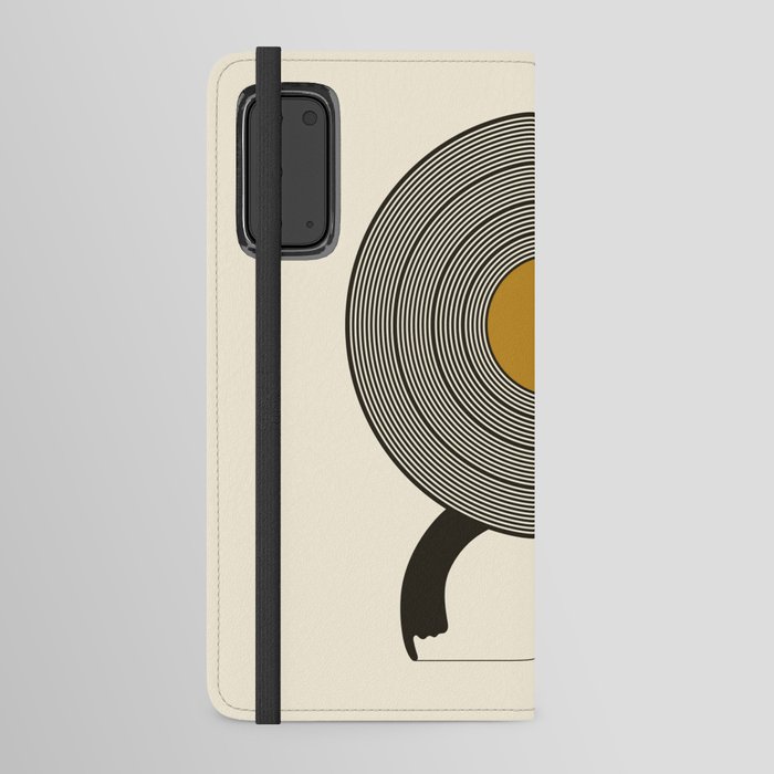 Abstraction_VINYL_MUSIC_PLATE_GRAPHIC_VISUAL_POP_ART_0107P Android Wallet Case