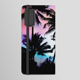 Sunset Summer Palm Trees Android Wallet Case
