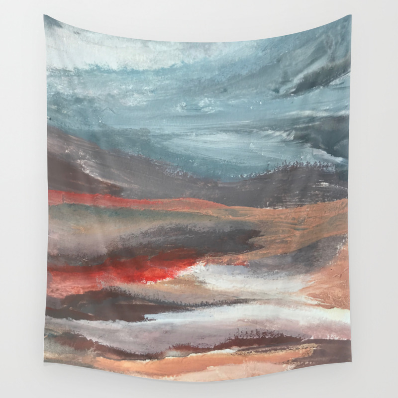 Serenity 2 An Acrylic Piece In Both Warm And Cool Colors By