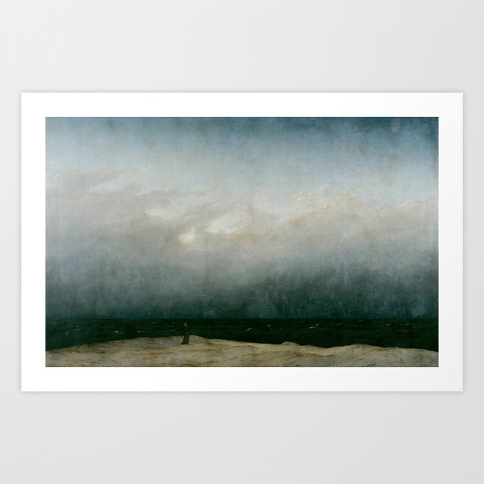 Caspar David Friedrich - The Monk by the Sea Art Print