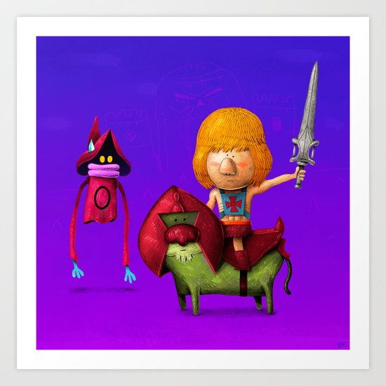 Prince of Eternia Art Print