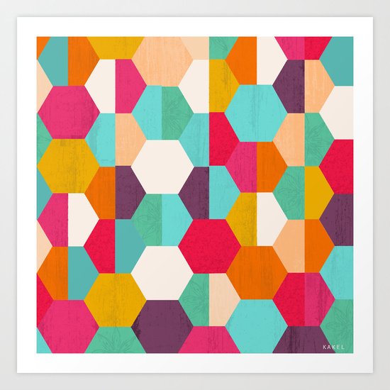 Honey Art Print
