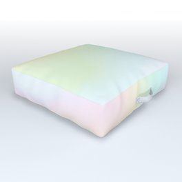 Pale Pastel Abstract Design Outdoor Floor Cushion