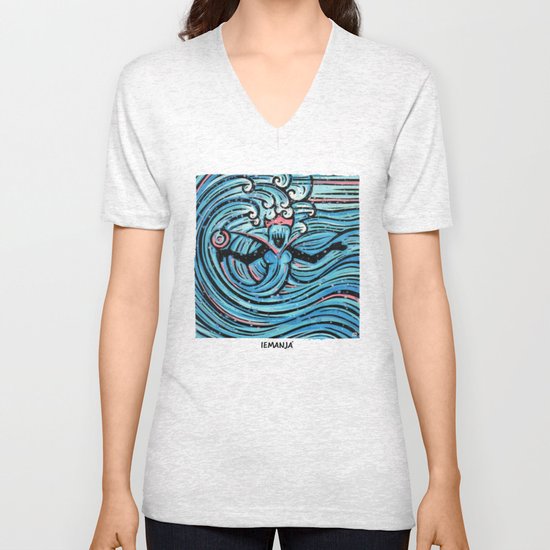 Orixás - Iemanja Unisex V-Neck