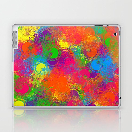 Paint Can Florals Laptop & iPad Skin