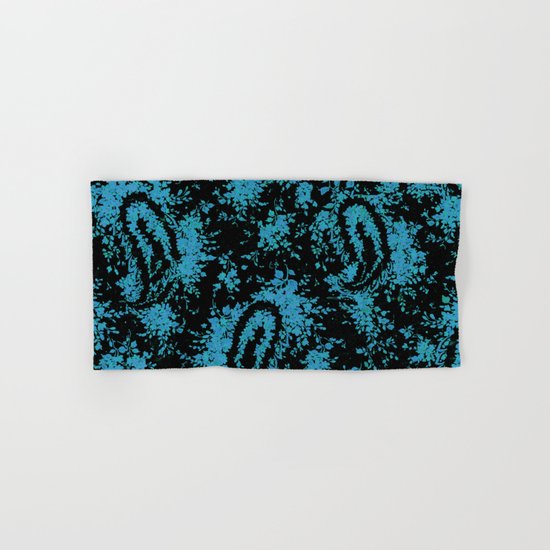 denim paisley Hand & Bath Towel