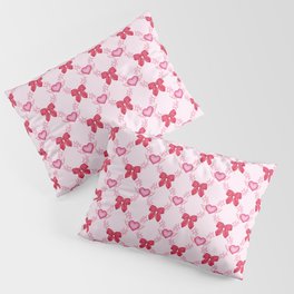 Flying Hearts and Bows Pillow Sham
