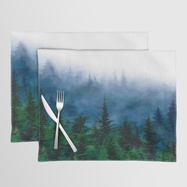 Misty Alaskan Forest - Vincent van Style Painting Placemat