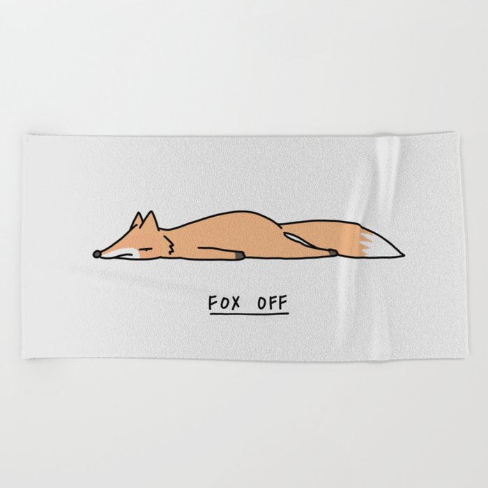 Fox Off Beach Towel