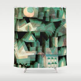 Paul Klee "Dream city" Shower Curtain