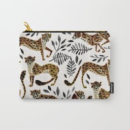 Cheetah Collection – Mocha & Black Palette Carry-All Pouch
