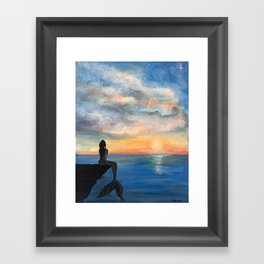 Flippin Sunset Framed Art Print