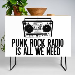 Punk Rock Radio Credenza