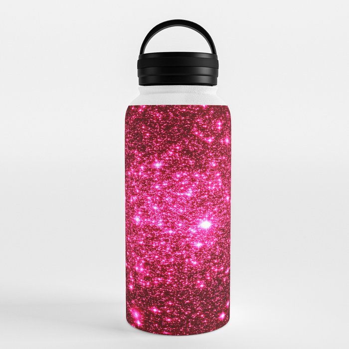 Hot Pink Glitter Galaxy Stars Wrapping Paper by 2sweet4words