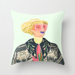Dignified, Fabulous, and Better with Age Throw Pillow