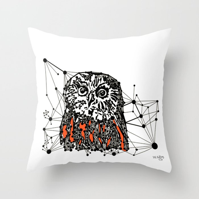 the Owl Throw Pillow